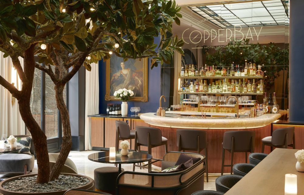 Monsieur Restaurant Restaurant Paris 8 Gastronomie Hôtel Lancaster Hôtel Champs Elysées Bar CopperBay CopperBay Cocktails Mixologie Créatif 