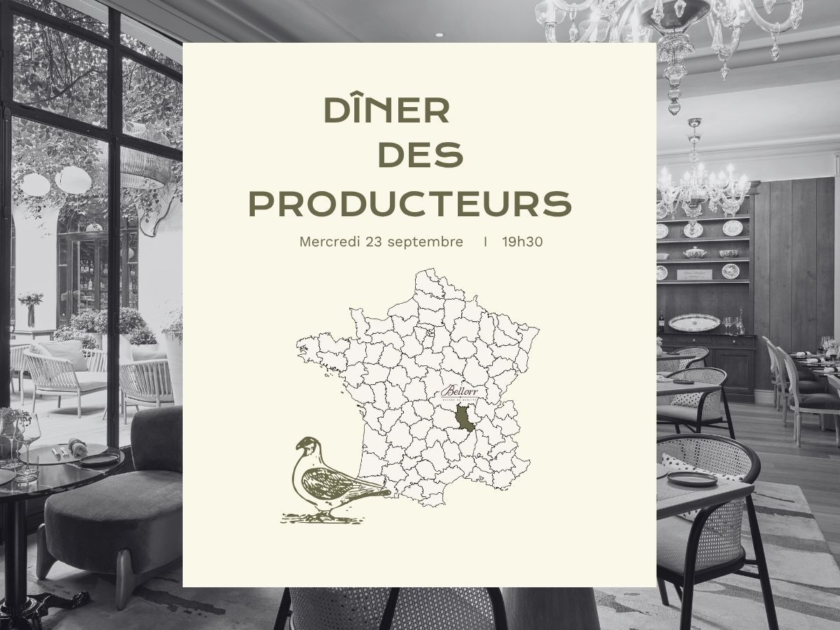 Diner des producteurs hôtel lancaster